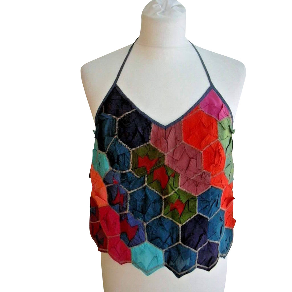 Kenzo Halter top en soie