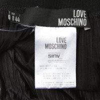 Moschino Love Plisseerock in Schwarz