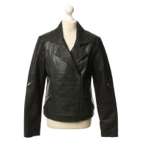 Gestuz Leather jacket with biker elements