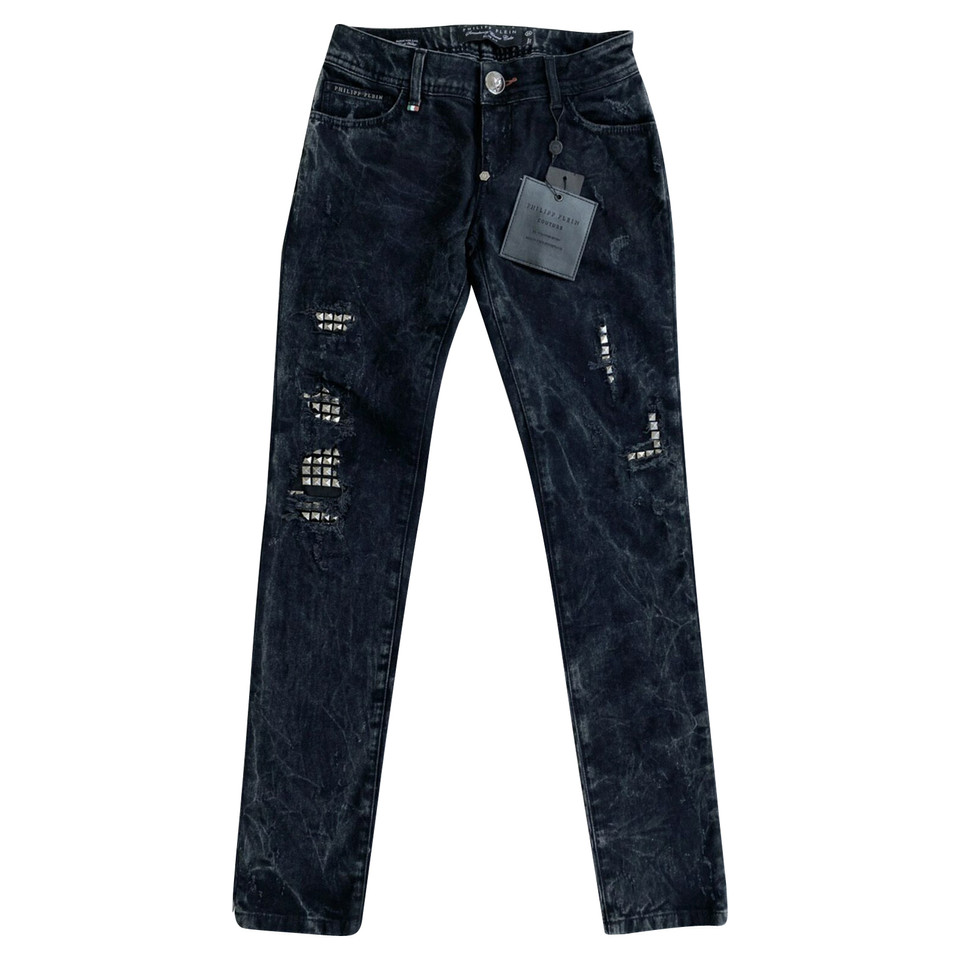Philipp Plein Jeans en Coton en Gris