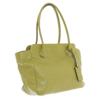 Coccinelle Leather hand bag in green
