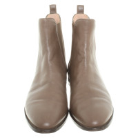 Unützer Bottines en Cuir en Taupe