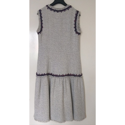 Chanel Kleid aus Viskose in Grau