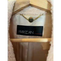 Marc Cain Jacke/Mantel aus Wolle in Nude