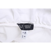 Armani Jeans Oberteil aus Baumwolle in Weiß