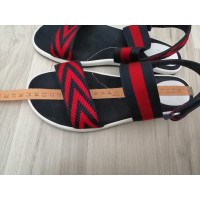 Gucci Sandalen Canvas in Rood