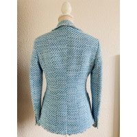 Rena Lange Jacke/Mantel aus Baumwolle in Türkis