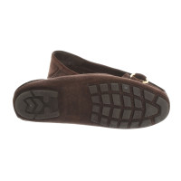 Bally Slippers/Ballerinas Suede in Brown