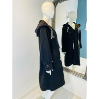 Isabel Marant Etoile Jacke/Mantel aus Baumwolle in Schwarz