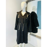 Isabel Marant Etoile Jacke/Mantel aus Baumwolle in Schwarz