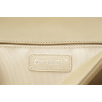 Chanel Boy Medium Leather in Beige
