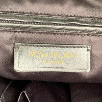 Yves Saint Laurent Tote Bag aus Lackleder in Schwarz