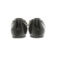 Valentino Garavani Slippers/Ballerinas Patent leather in Black