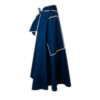 Carolina Herrera Skirt Cotton in Blue