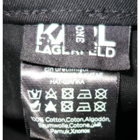 Karl Lagerfeld Hut/Mütze aus Baumwolle in Schwarz