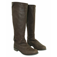 Emporio Armani Boots Leather in Brown