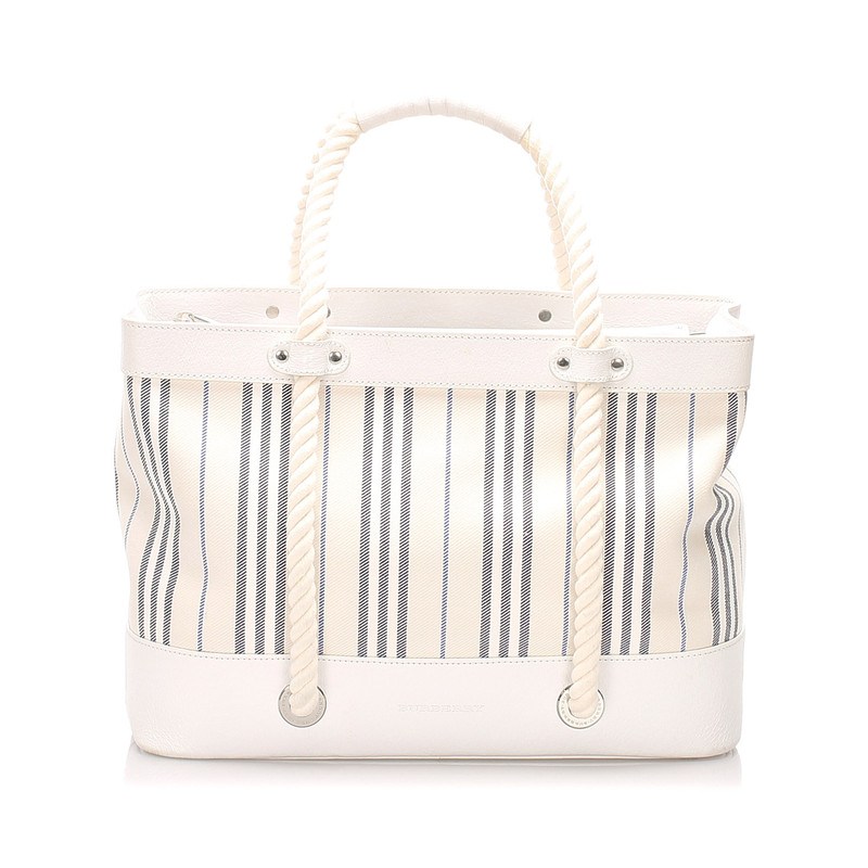 burberry bag white