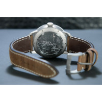 Ulysse Nardin Armbanduhr aus Stahl in Silbern