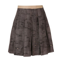Prada Skirt Silk in Brown