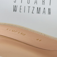 Stuart Weitzman Sandals Patent leather in Beige