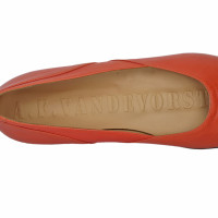 A. F. Vandevorst Slippers/Ballerinas Leather in Orange