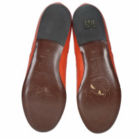 A. F. Vandevorst Slippers/Ballerinas Leather in Orange