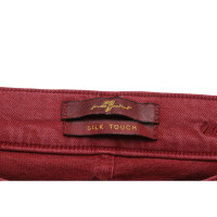 7 For All Mankind Jeans in Bordeaux