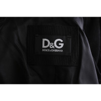 D&G Veste/Manteau en Daim en Noir