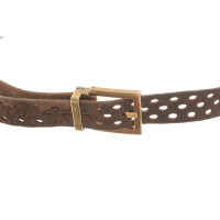 Dolce & Gabbana Riem Leer in Bruin