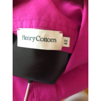 Henry Cotton's Tricot en Coton en Fuchsia