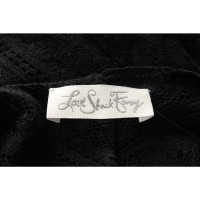 Love Shack Fancy Robe en Coton en Noir
