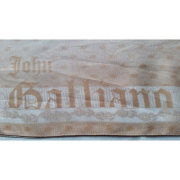 John Galliano Scarf/Shawl Silk in Beige