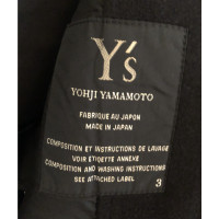 Y's Jacke/Mantel aus Wolle in Schwarz