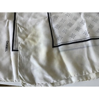 Chanel Sciarpa in Seta in Bianco