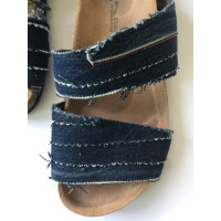 Peter Non Sandalen Denim in Blauw