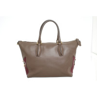 Tod's Handtas Leer in Taupe