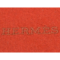 Hermès Sjaal Wol in Rood