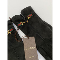 Gucci Handschoenen Suède in Zwart