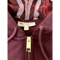 Burberry Jacket/Coat Cotton in Bordeaux