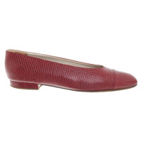 Chanel Ballerine in rosso bordeaux