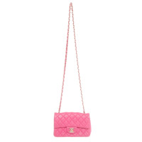 Chanel Classic Flap Bag New Mini Leather in Pink