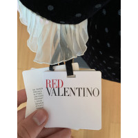 Red Valentino Vestito in Cotone in Nero