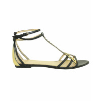 Charlotte Olympia Sandals Leather in Gold