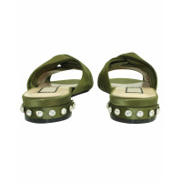 N°21 Sandals in Green