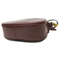 Chloé Clutch Leer in Bordeaux