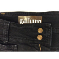 John Galliano Short en Coton en Noir