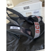 Gcds Sandals Suede in Black