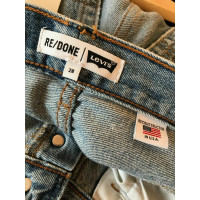Re/Done Jeans Katoen in Blauw