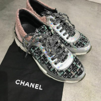 Chanel Trainers Leather in Grey