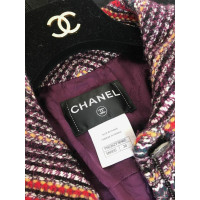 Chanel Giacca/Cappotto in Lana in Bordeaux